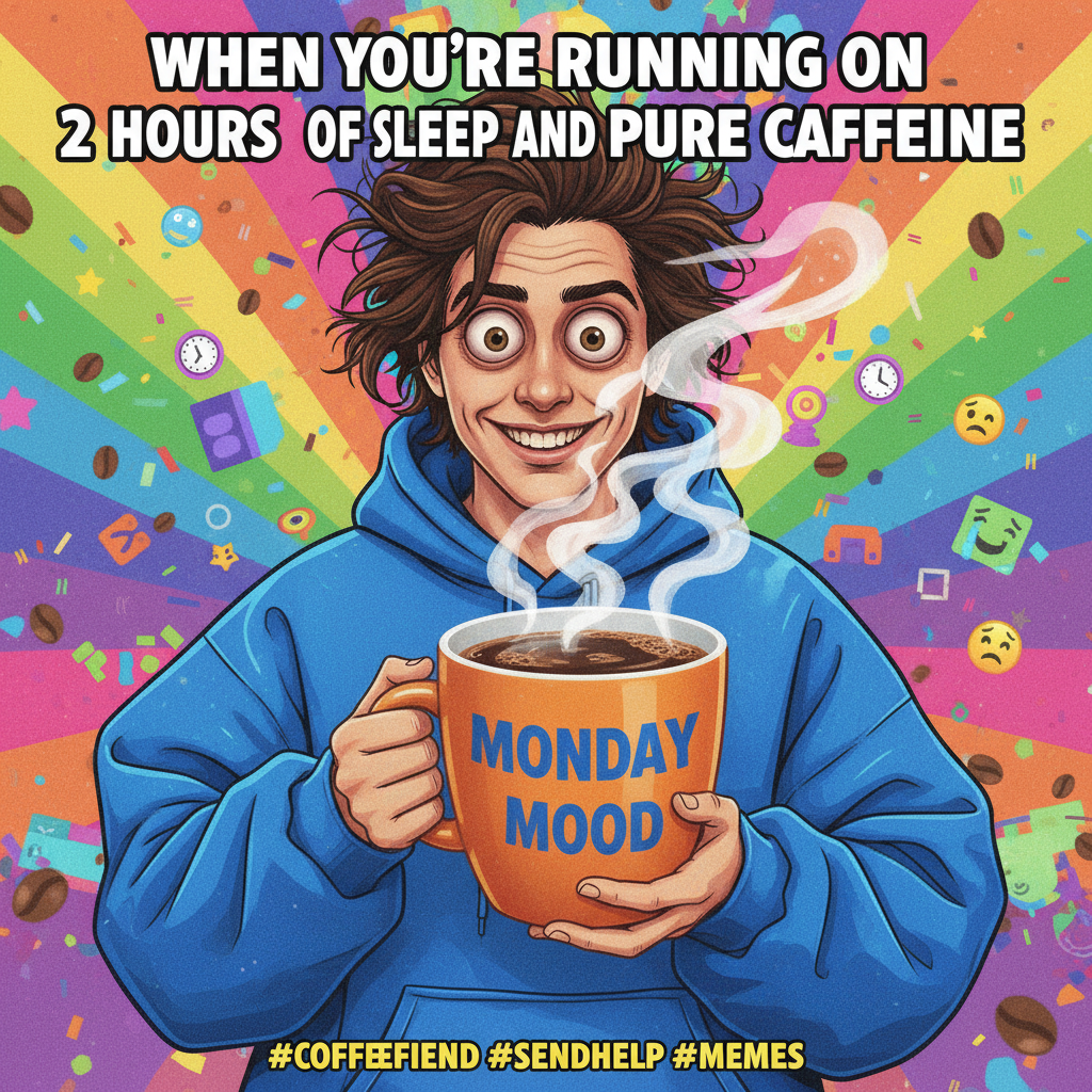 My blood type is coffee. My therapist said it's a problem. I said it's a lifestyle.