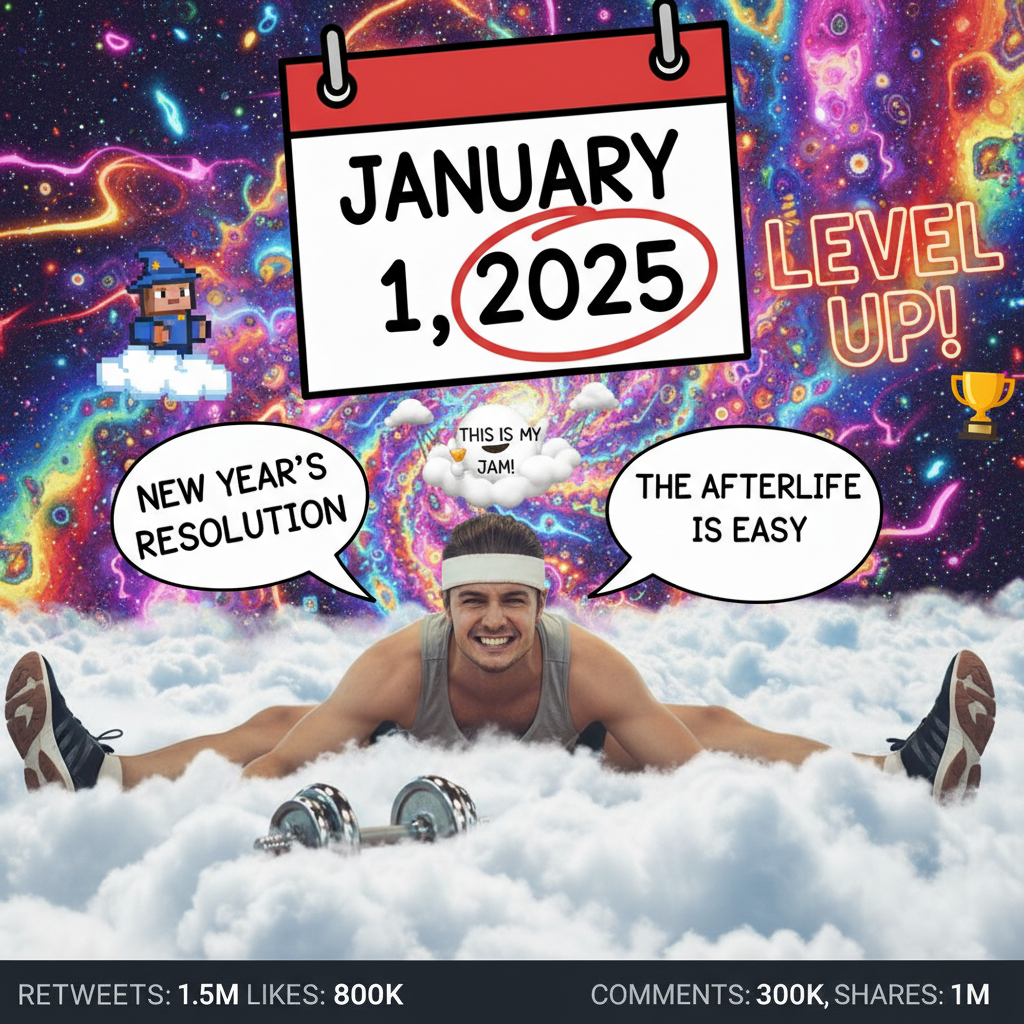 Went to the gym. Did one rep. Now I'm sore until 2025. This is my fitness journey.