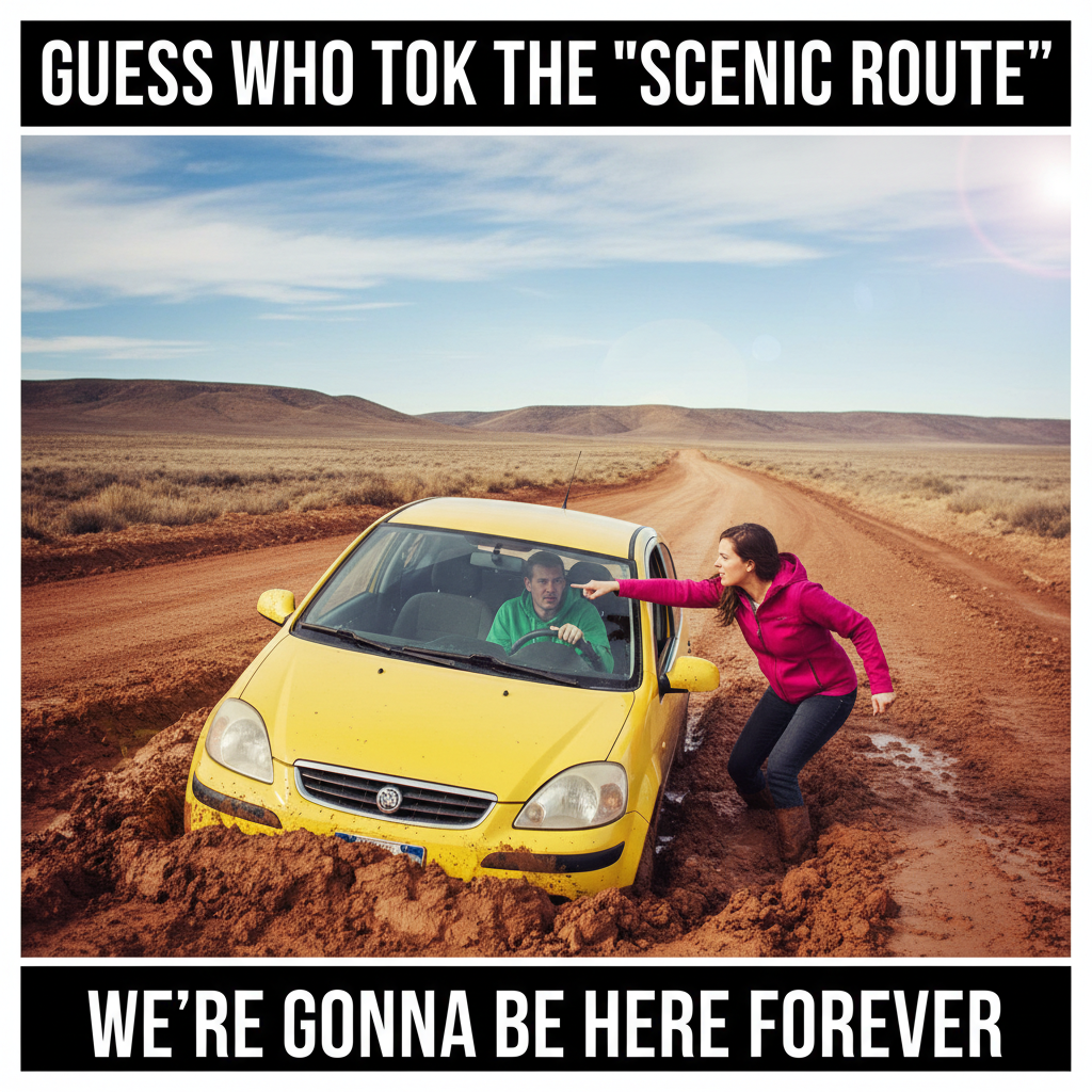 Road trip rule #1: Never trust the person who says 'I know a shortcut'.