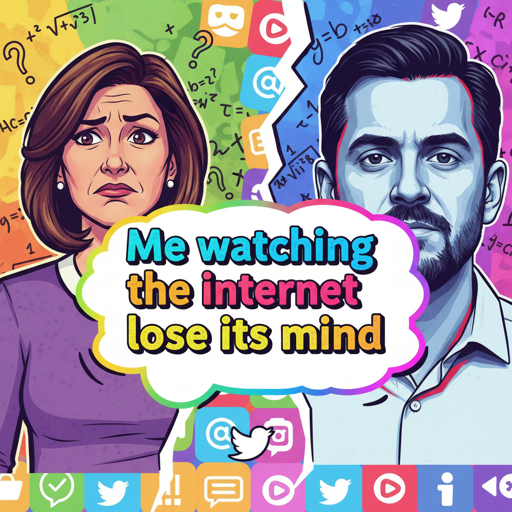 Me watching the internet collectively lose its mind over that one celebrity tweet. #Mood