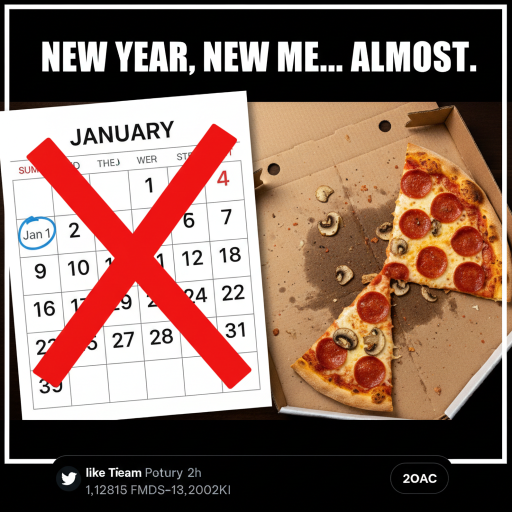 My New Year's resolution lasted until January 2nd. At least I tried, right?