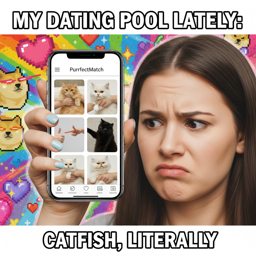 Matched with someone who only posts pics with their cat. I think I'm dating the cat now?