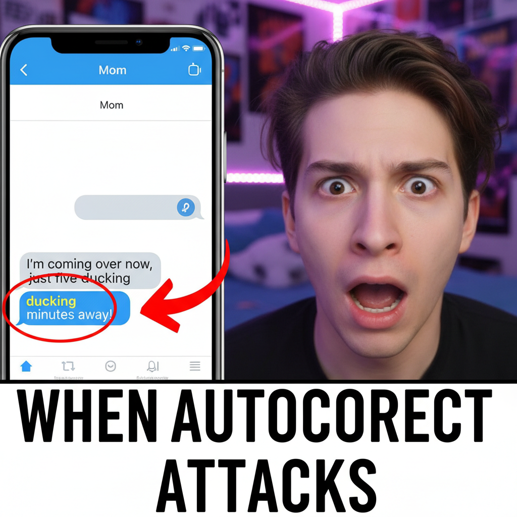 Autocorrect just told my boss I'm 'ducking' out early. My career is over.