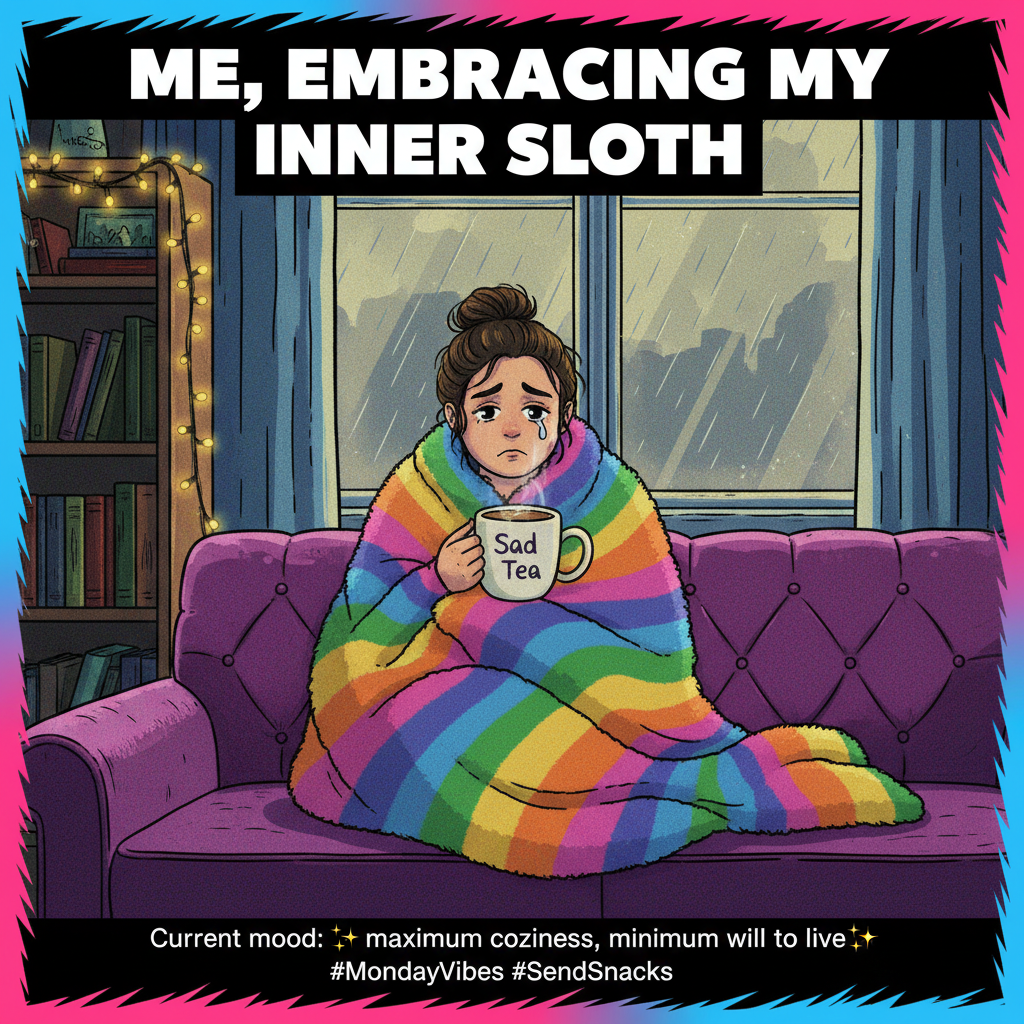 Seasonal depression is just my body's way of telling me to hibernate.