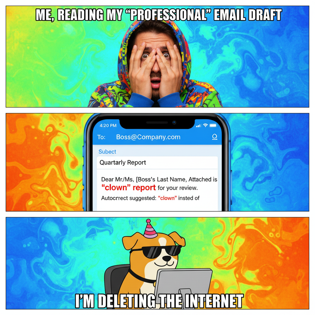 Autocorrect changed 'I'm coming' to 'I'm communist' in a work email. My career is over.