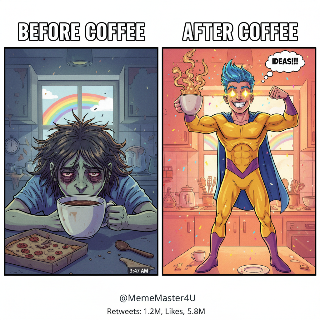 My blood type is coffee. My love language is caffeine. Don't talk to me before my third cup.