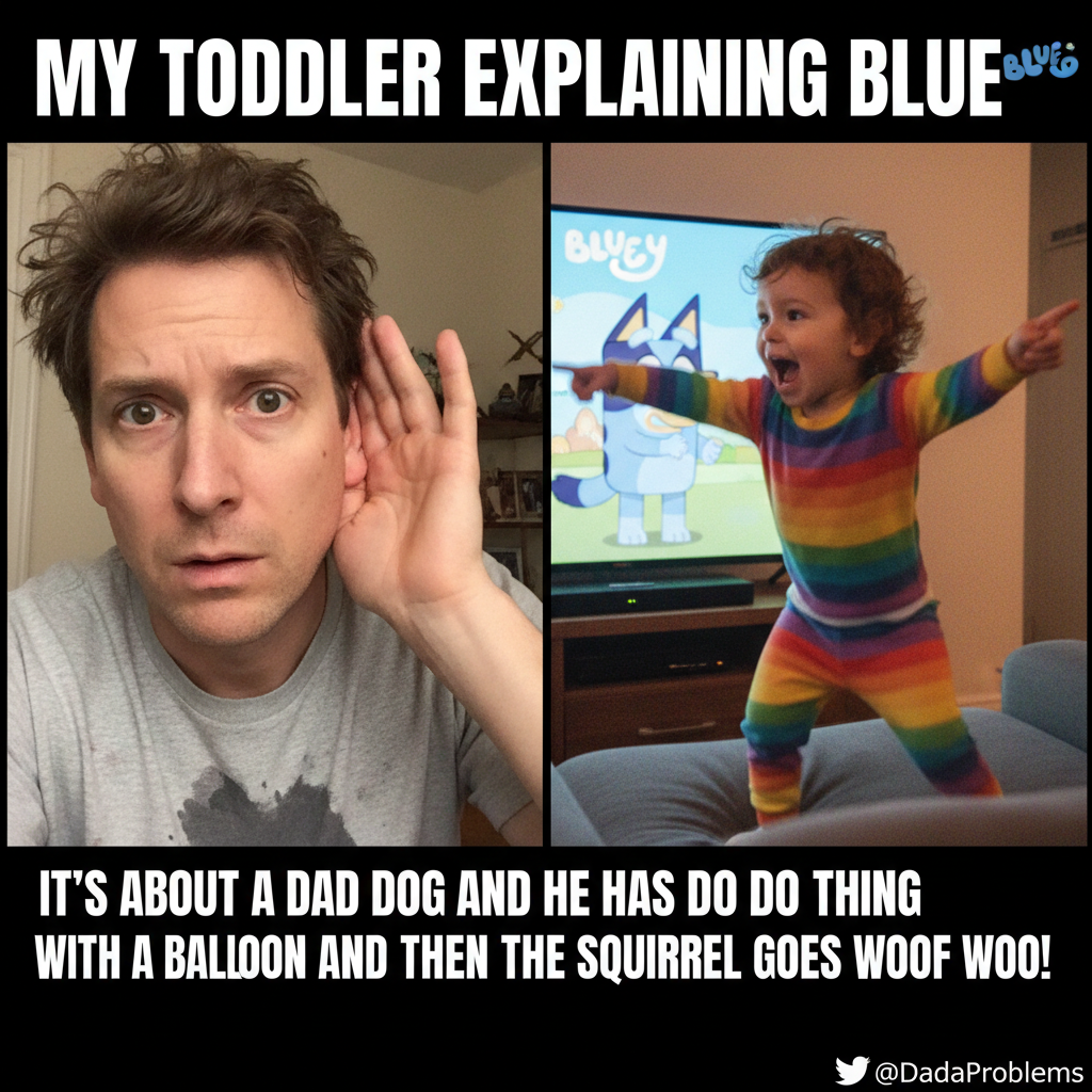 My toddler just explained the plot of Paw Patrol to me for 20 minutes. I now understand nothing.
