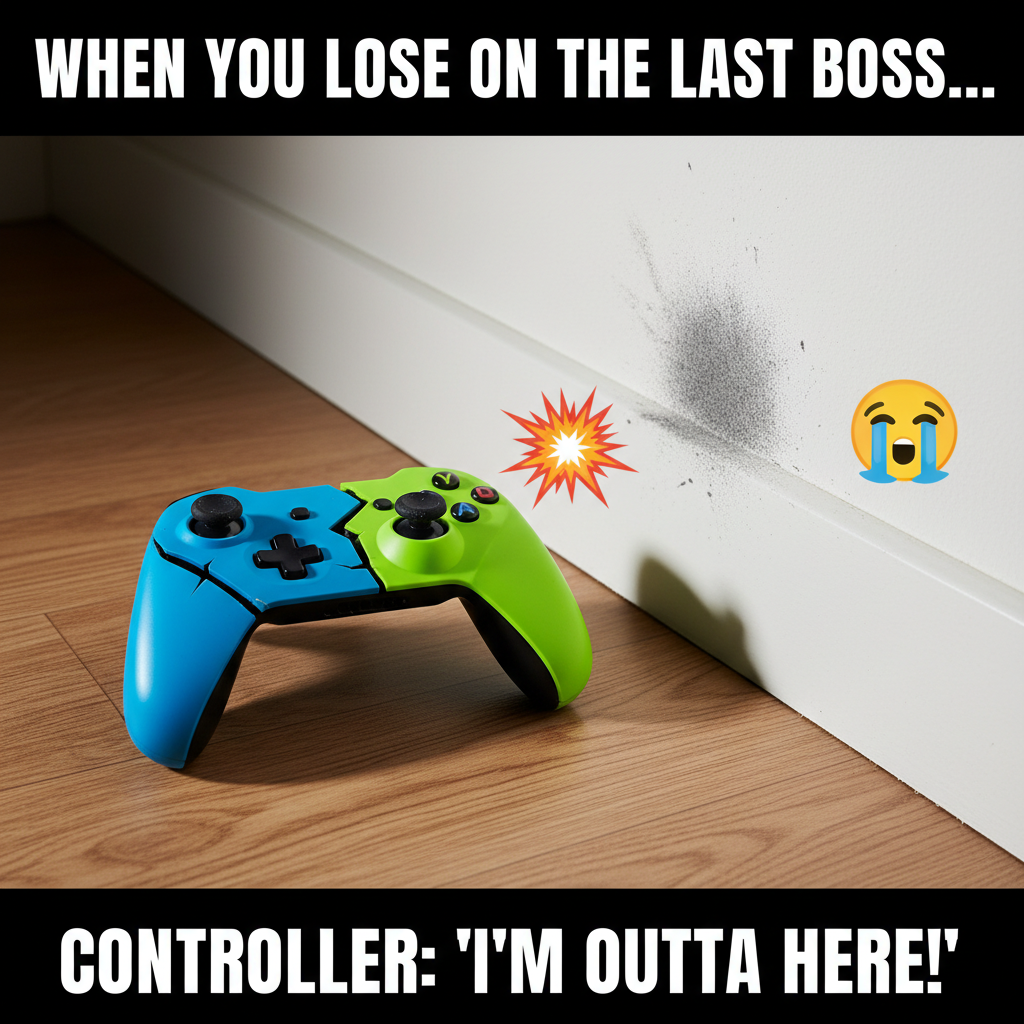 My controller just met the wall. We're taking a break.