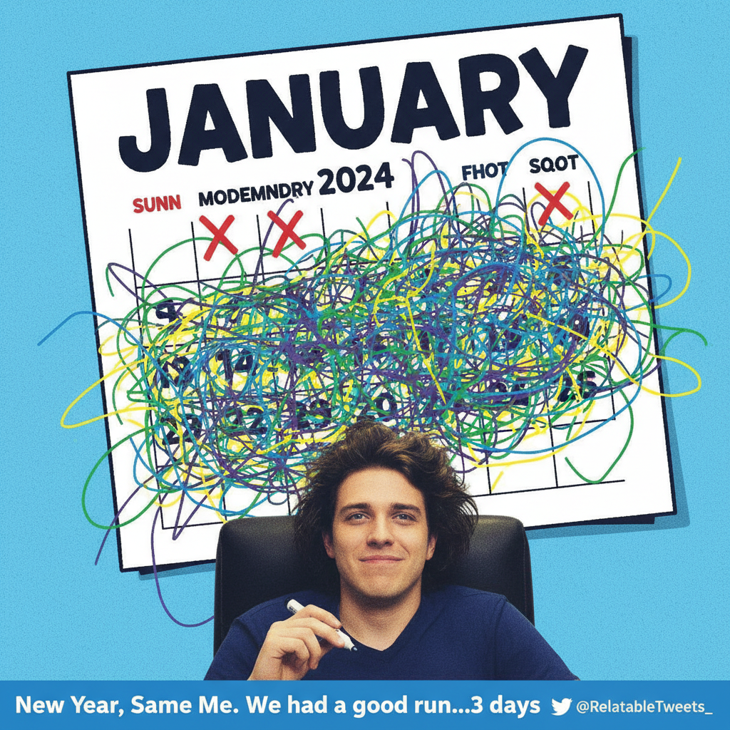 My New Year's resolution lasted 3 days. Guess I'm just living my best chaotic life.