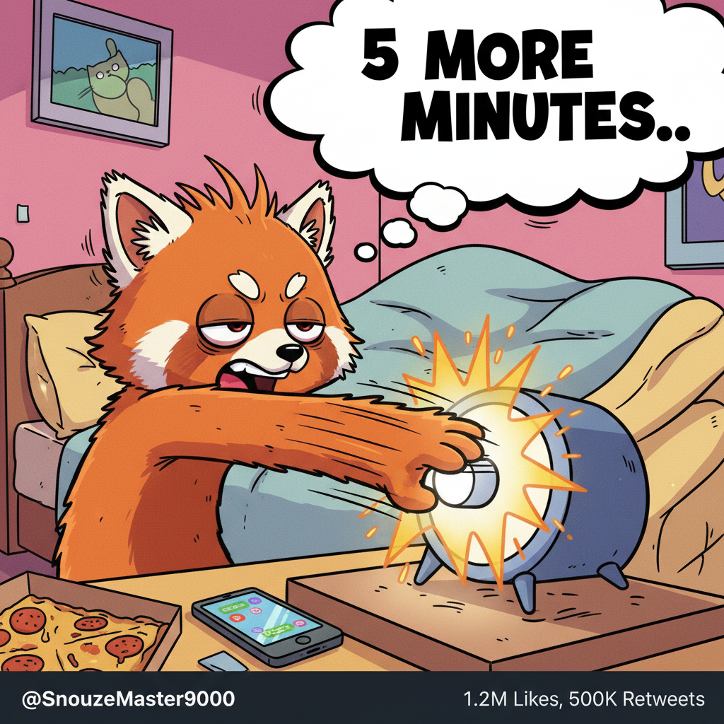 My alarm clock on Monday mornings is just a suggestion, not a command.