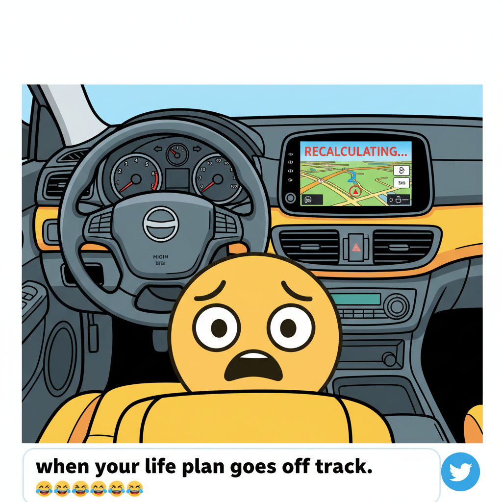 My GPS said 'recalculating' for 3 hours. I think it gave up on me. Send snacks.