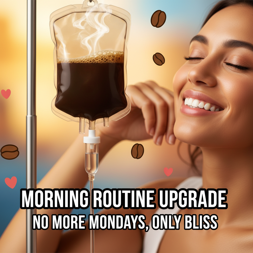 My blood type is coffee. My therapist said I need to 'branch out'. LOL, no.