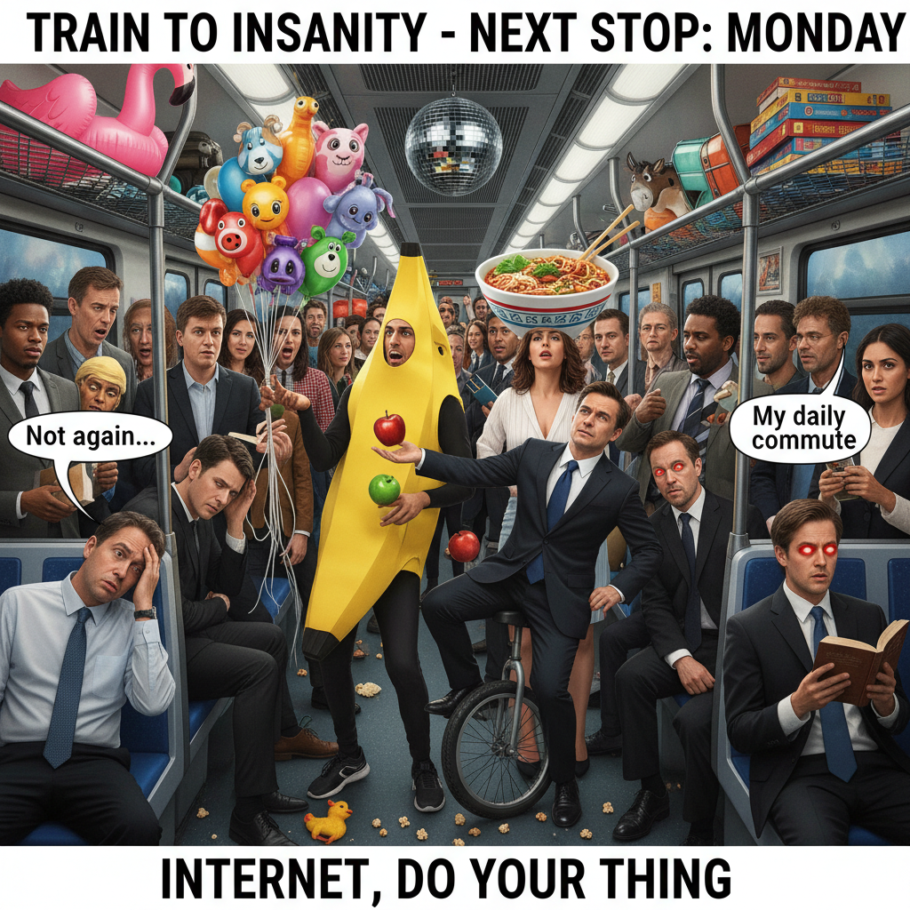 Public transport is just a daily social experiment I didn't sign up for.