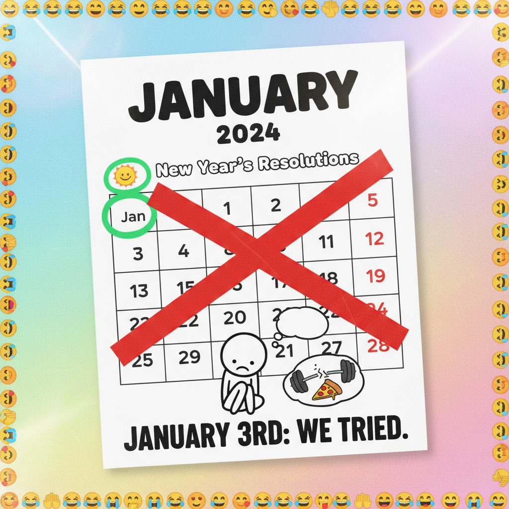 My New Year's resolution lasted until January 2nd. That's a new record!