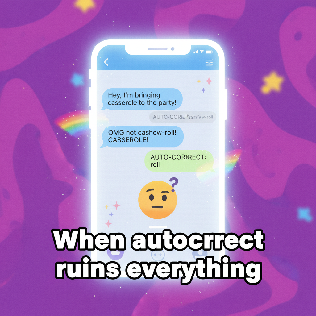 Autocorrect just changed 'I'm coming' to 'I'm cunning'. My boss is confused.