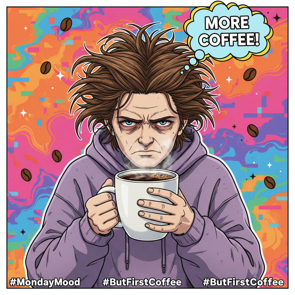 My blood type is coffee. My personality is 'don't talk to me before my second cup.'