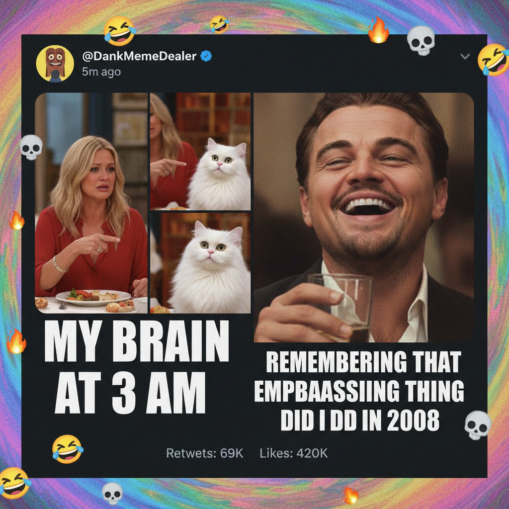 When you see the perfect meme and immediately think of that one celebrity's reaction face.