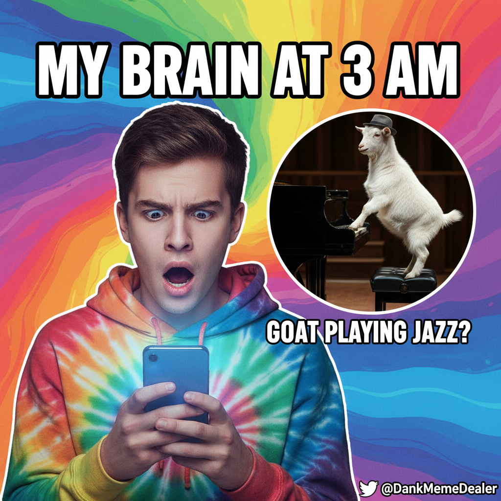 Me: 'I'll just check Twitter for 5 mins.' *3 hours later, I'm watching a goat play a piano*