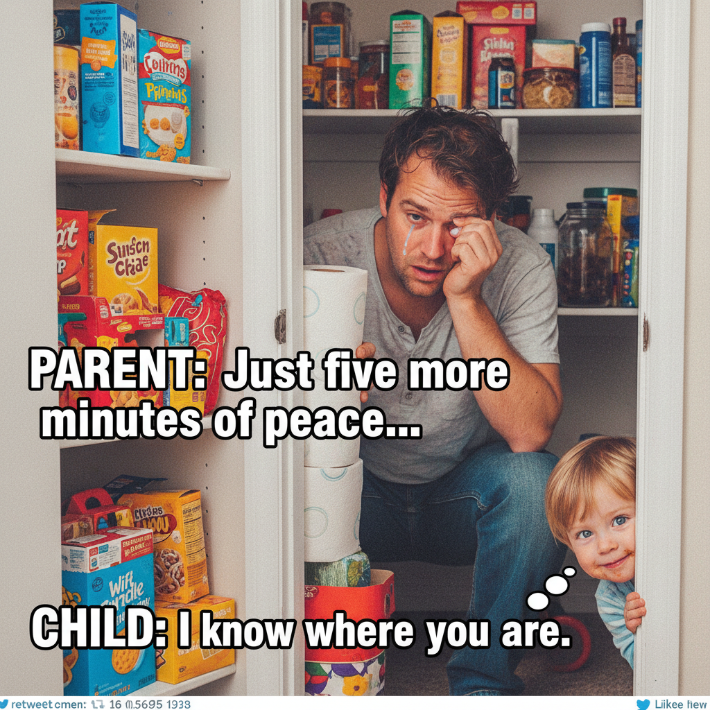 My kid just asked if 'adulting' means crying silently in the pantry. I've been exposed.