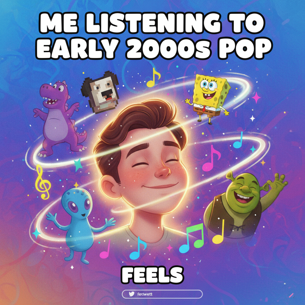 Hearing that one song from a childhood cartoon and suddenly I'm 8 again. The nostalgia hit!