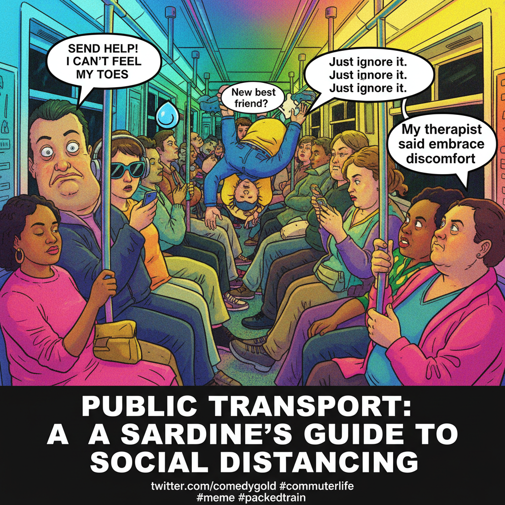 Public transport is just a social experiment in personal space, isn't it?