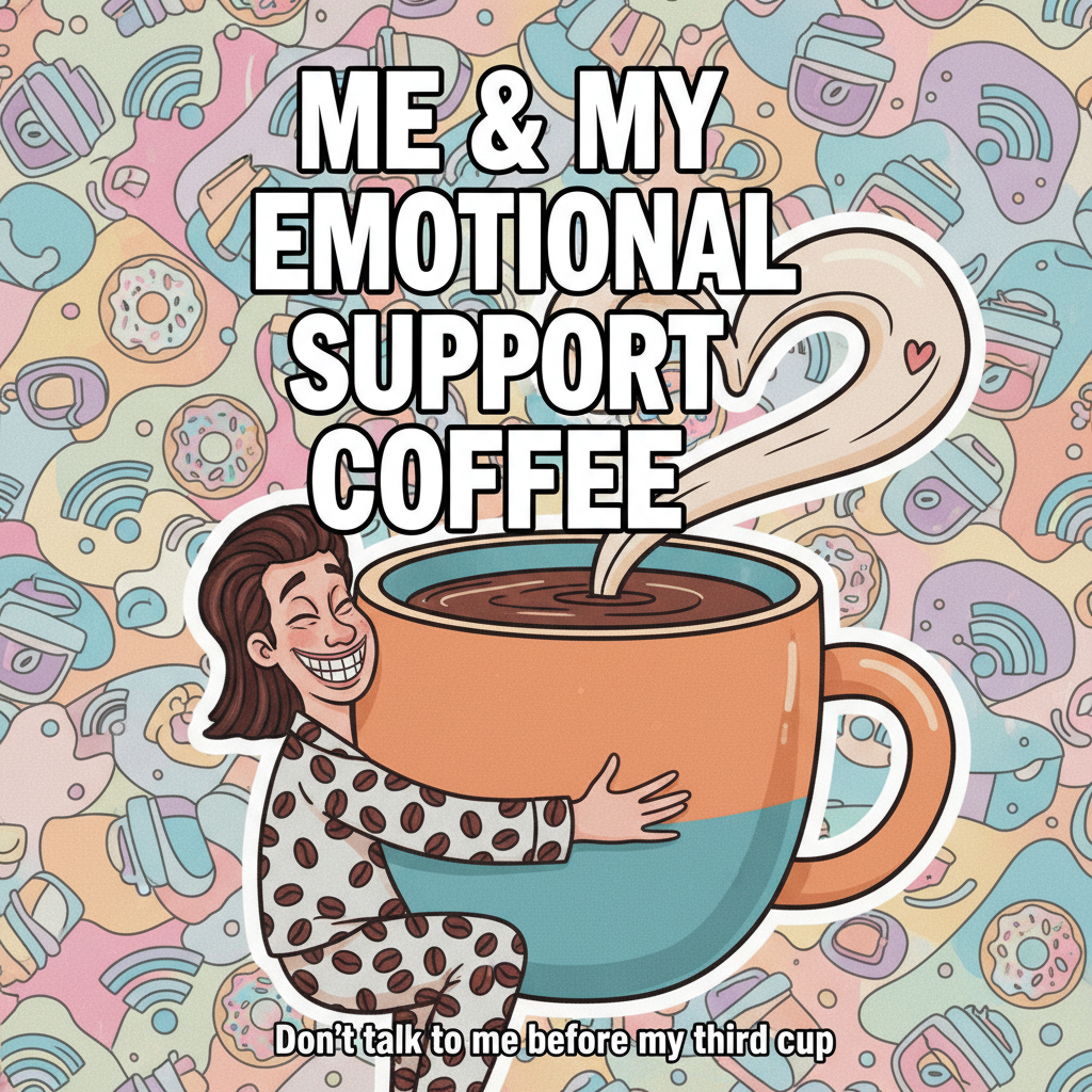 My blood type is coffee. My love language is a fresh brew.