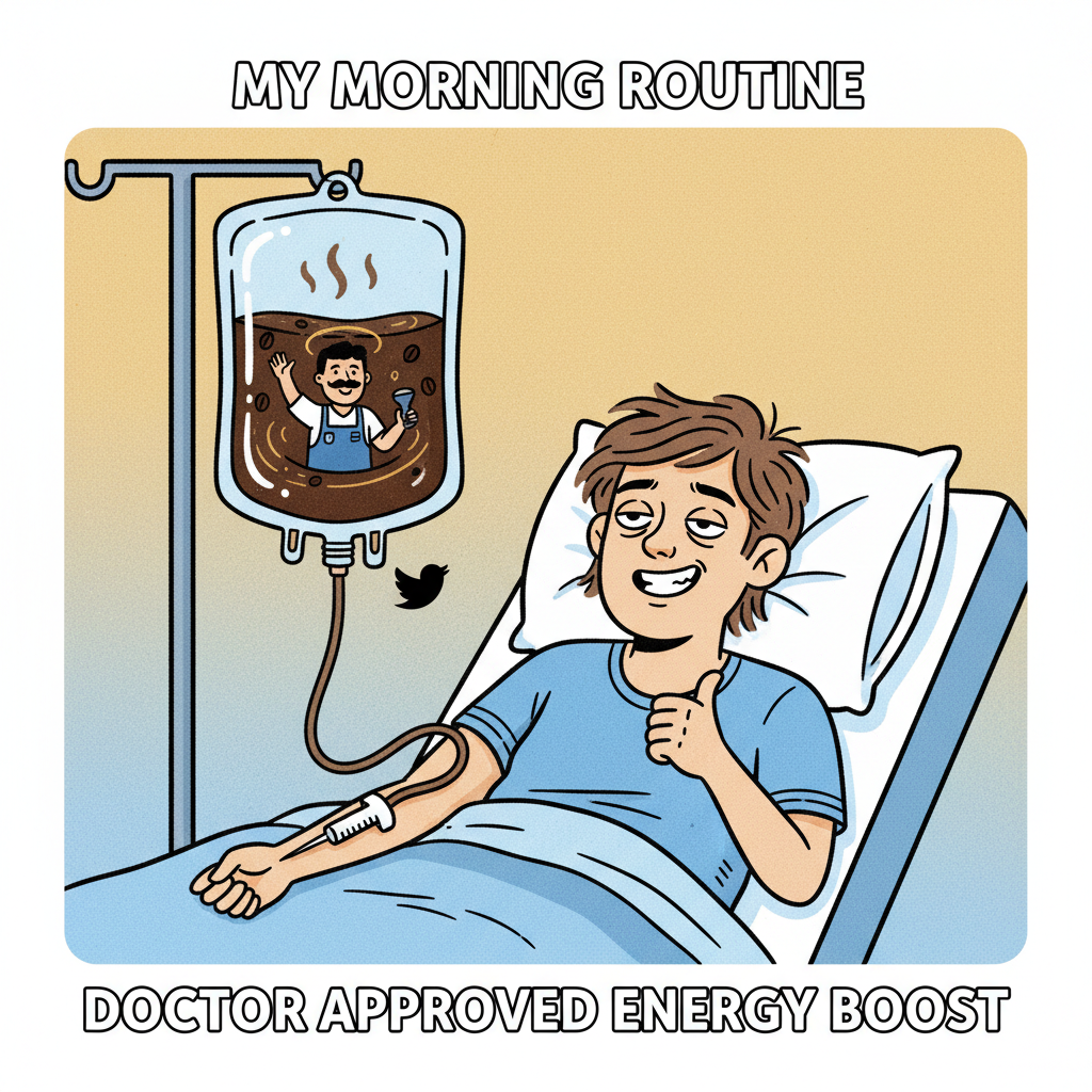 My blood type is coffee. My spirit animal is a barista. Send help (and espresso).