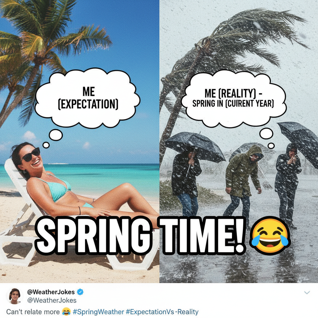 It's 70°F and sunny in California. Meanwhile, the rest of the world is experiencing all four seasons in one day.