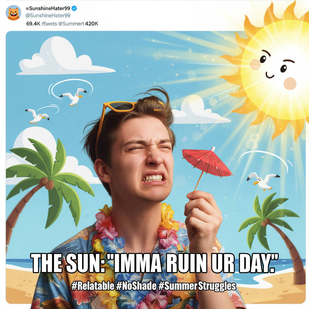 It's 70 degrees and sunny but I'm still complaining. It's my birthright as a human.