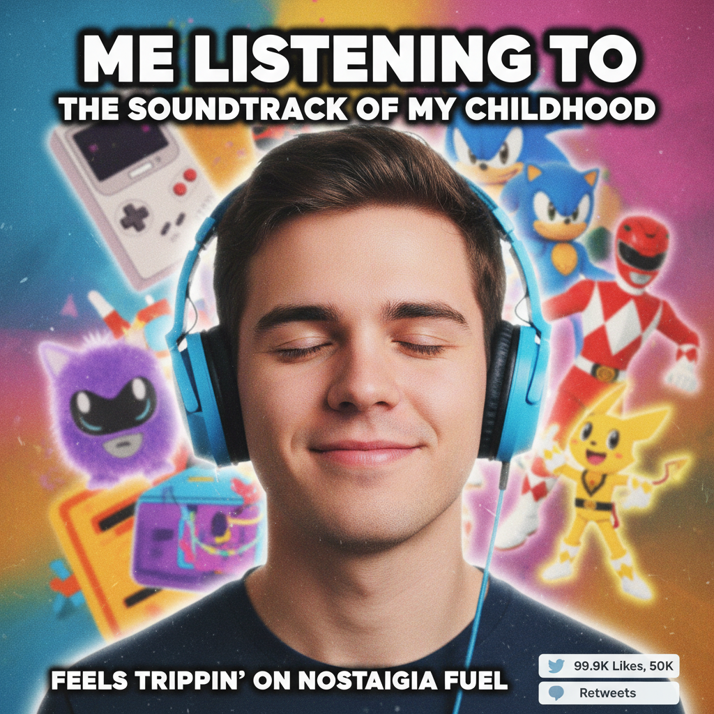 Hearing that one song from your childhood hits different now.