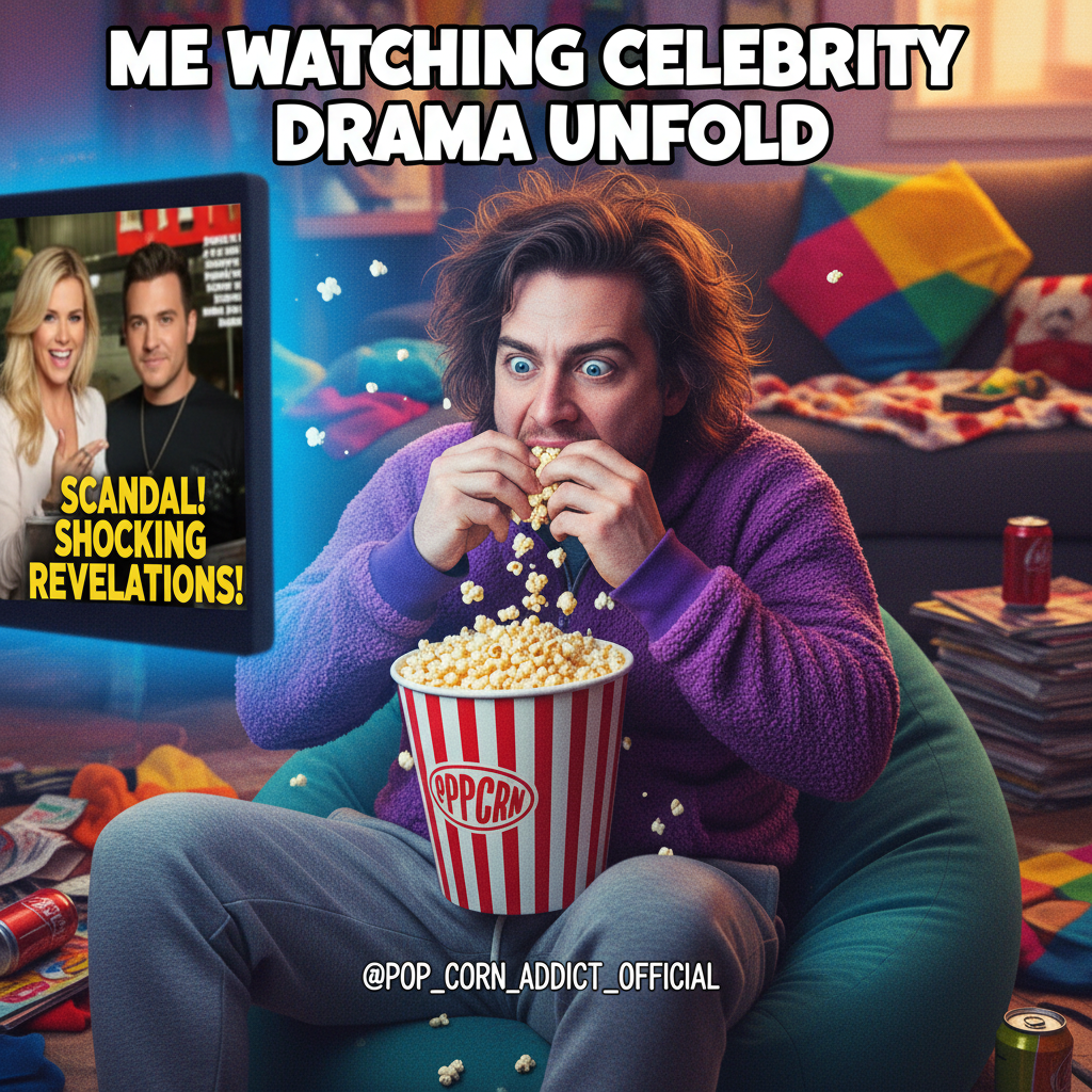 Me watching celebrity drama unfold: *eats popcorn aggressively*