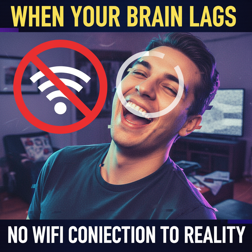 The exact moment the WiFi goes out and my entire existence buffers. The horror.