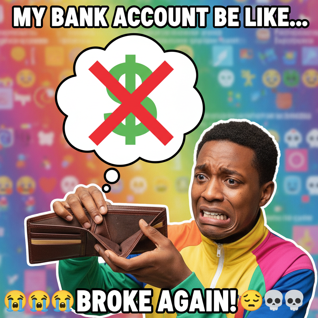 My bank account after paying rent and bills. Guess I'll just eat air. 🌬️ #AdultingIsHard