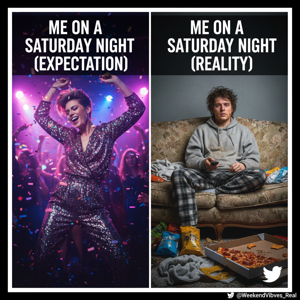 Friday night plans: clubbing. Friday night reality: debating if my PJs are clean enough.