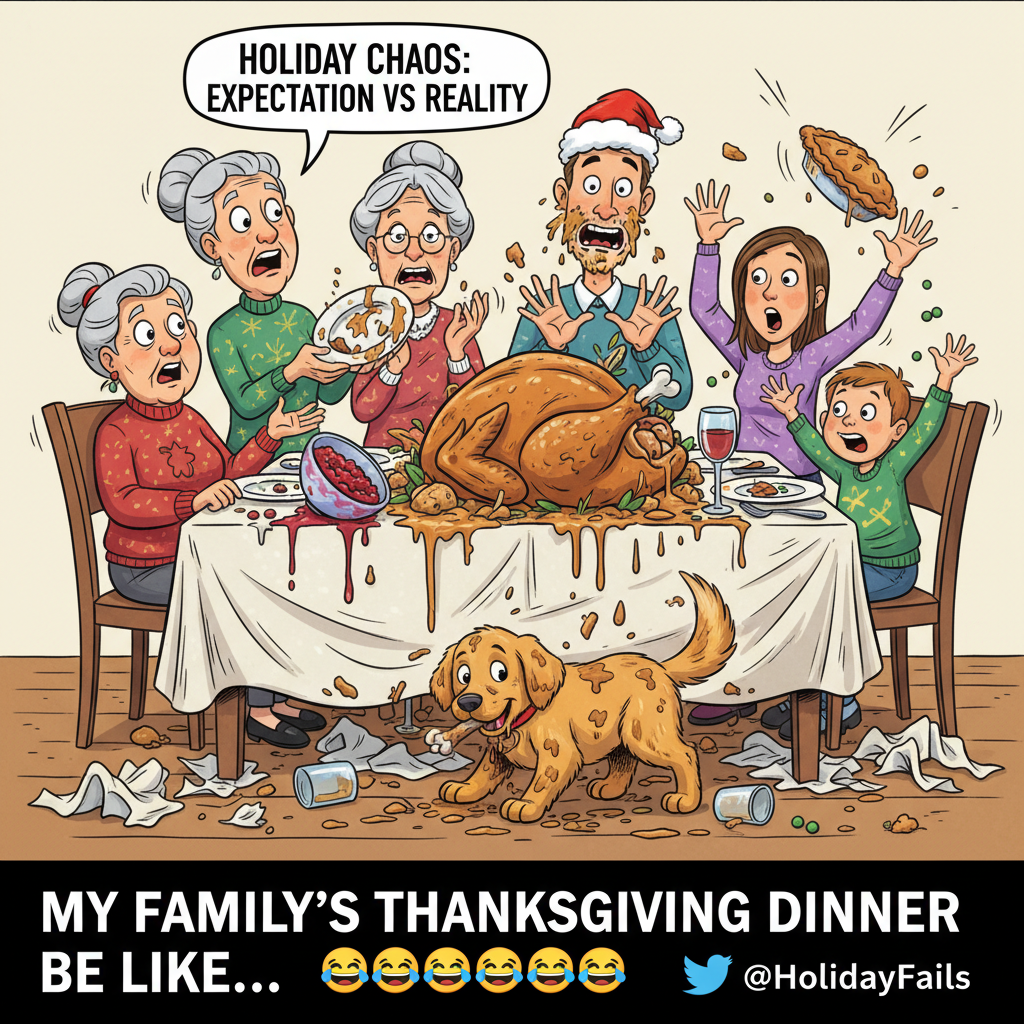 My family dinner is less 'festive' and more 'Hunger Games'. Send wine. #Help