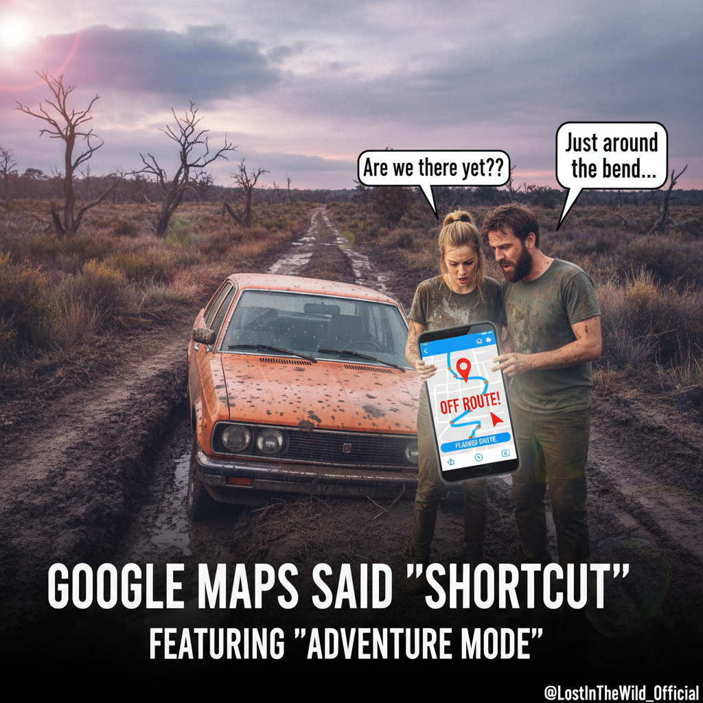 Road trip rule #1: Never trust the person who says 'I know a shortcut.'