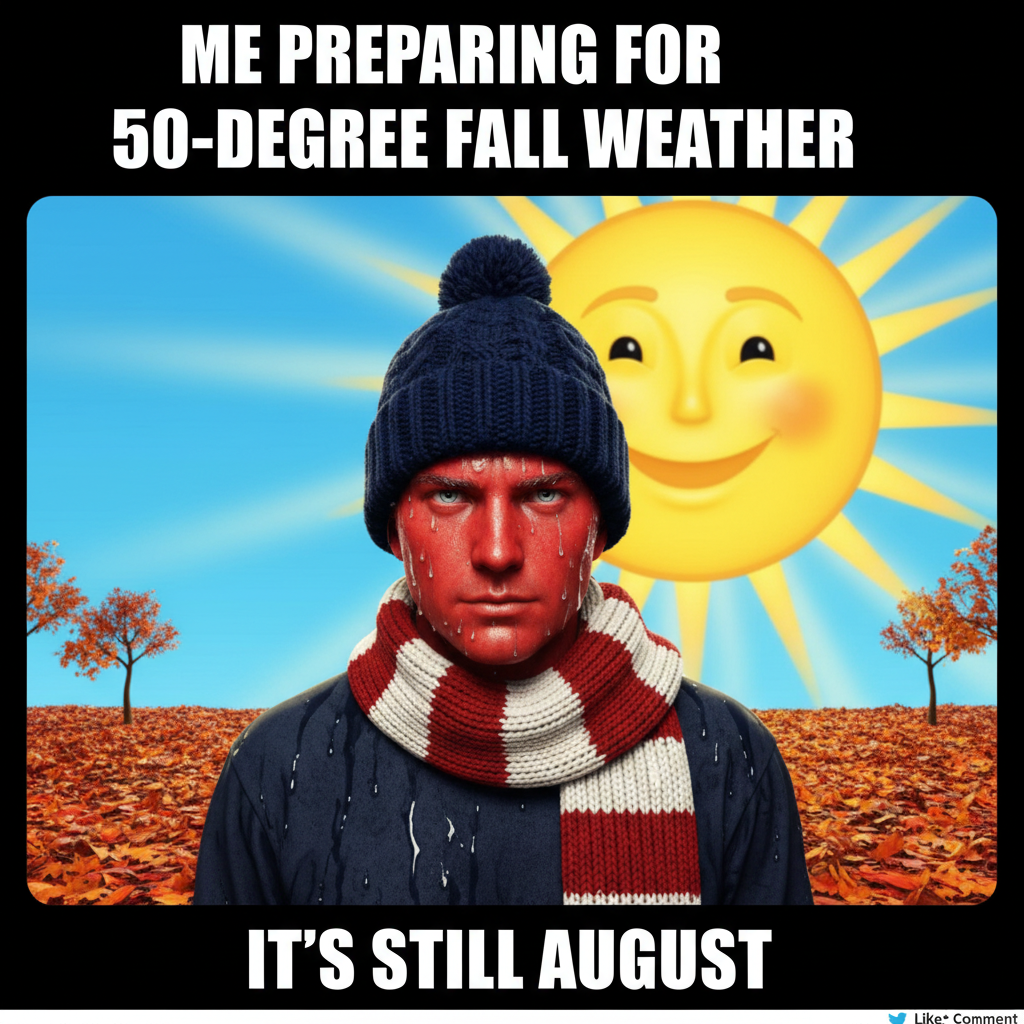 It's 90°F in October. The seasons are a social construct now.