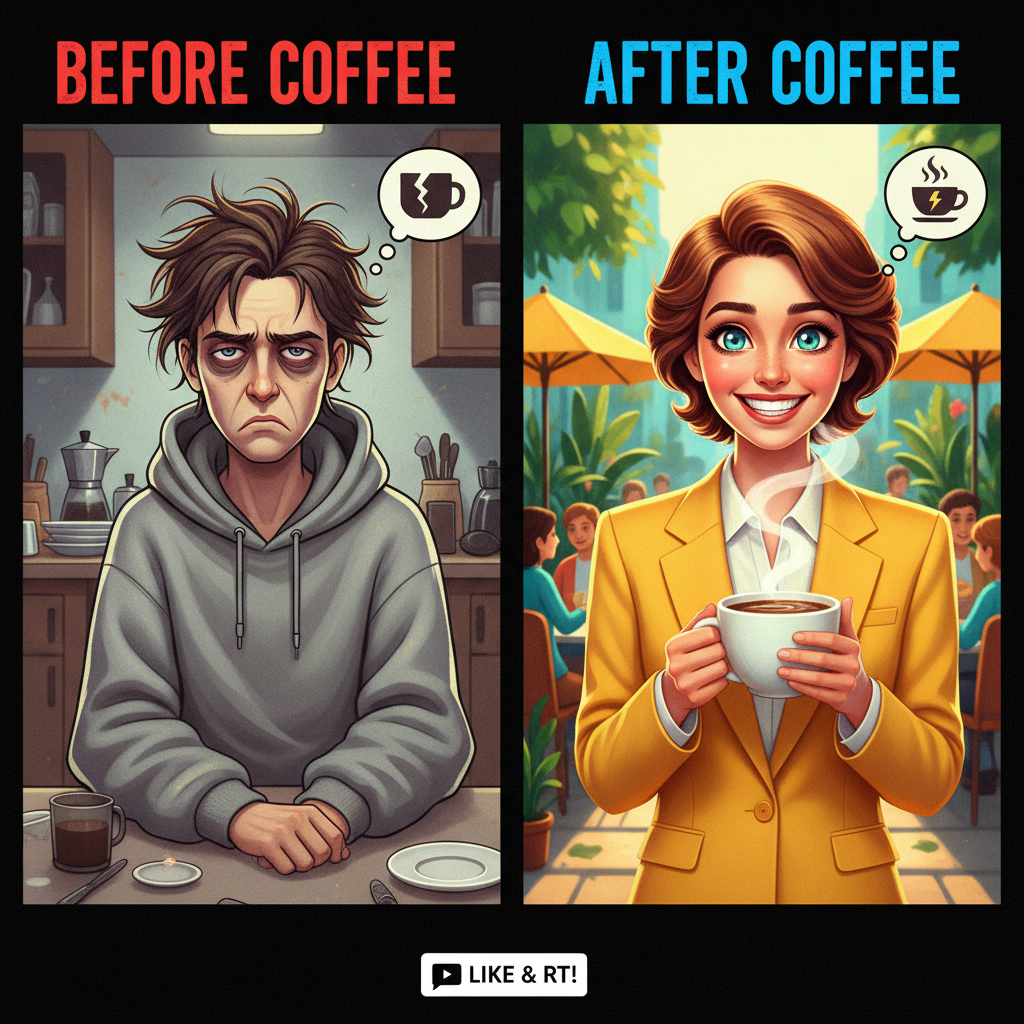 My blood type is coffee. My personality type is 'don't talk to me before my coffee.'