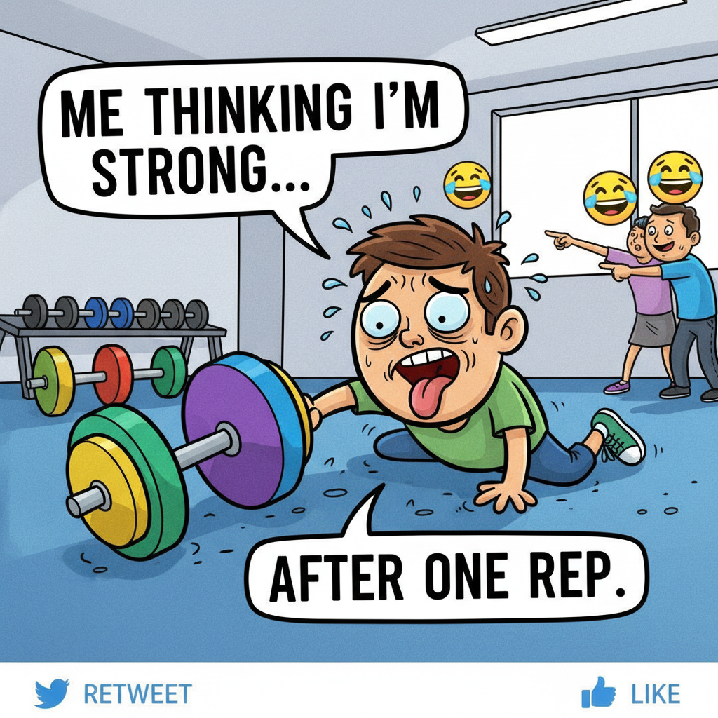 Went to the gym. Did one rep. Now I'm sore in muscles I didn't know existed. Send ibuprofen.