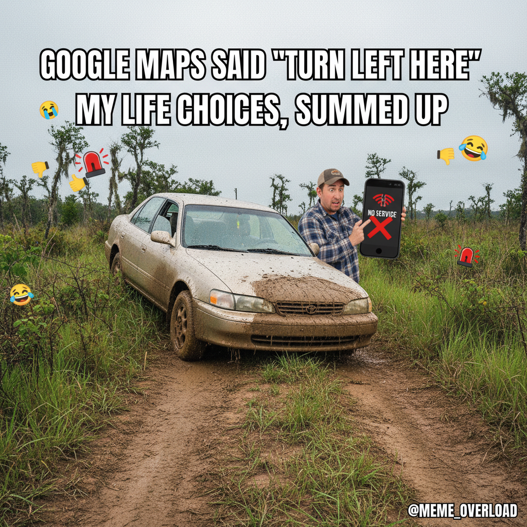 My 'scenic route' ended with me questioning all life choices. Send snacks & GPS.