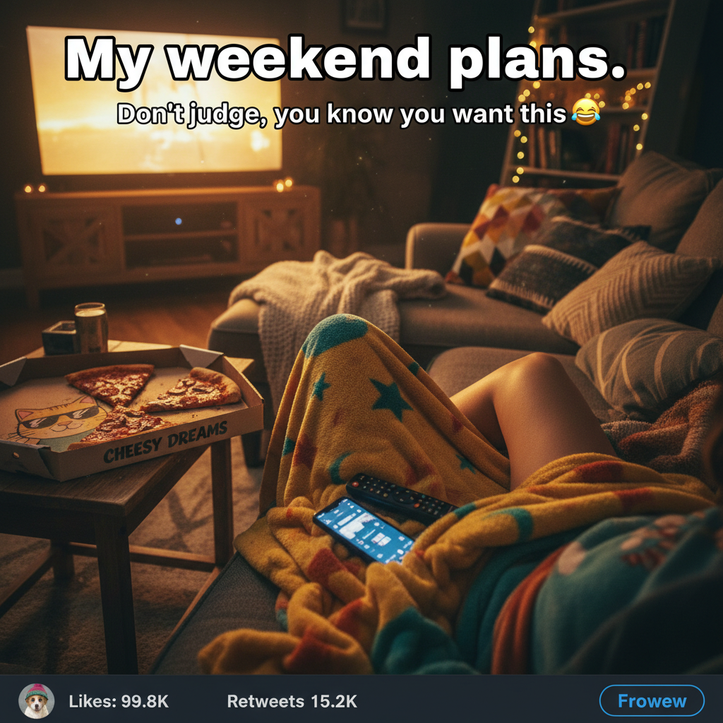 Friday night plans: clubbing. Reality: curled up with a blanket and my 3rd pizza slice.