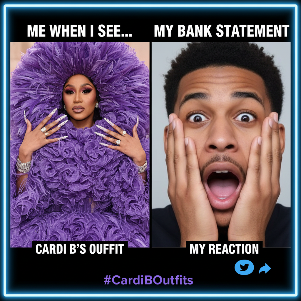 Me trying to act normal after seeing that celebrity's latest outfit. My face is a meme.