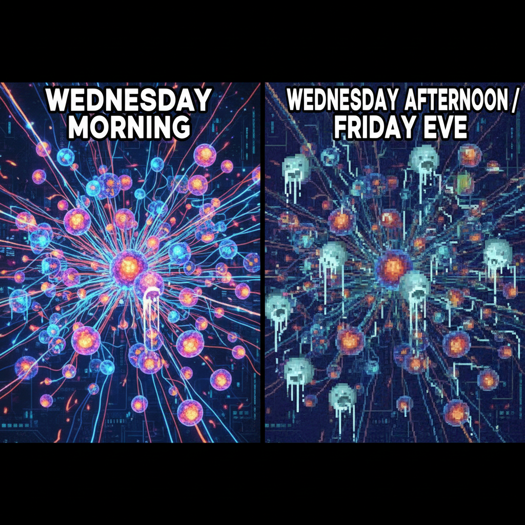 My brain cells on Wednesday vs. Friday: A comparative analysis of cognitive function