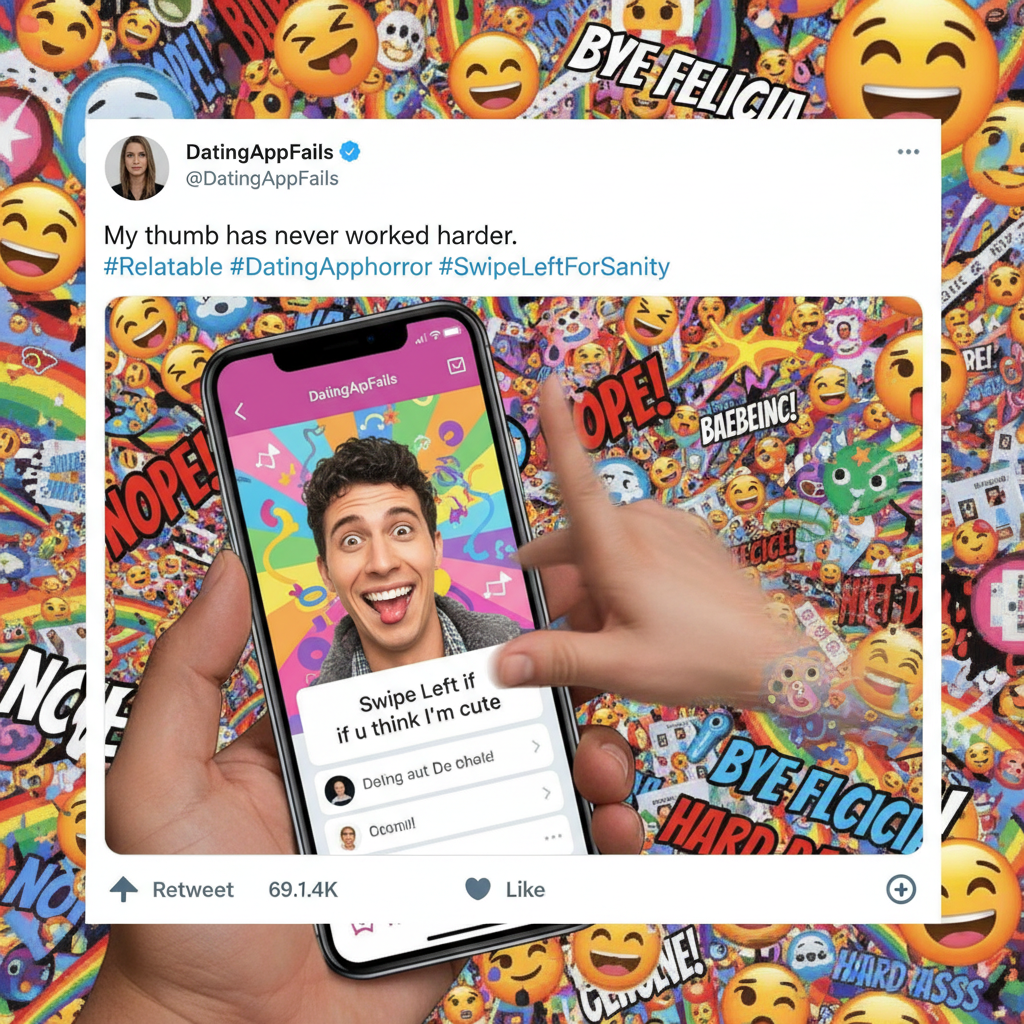 Matched with my ex's cousin. Swiped left so fast I almost broke my thumb.