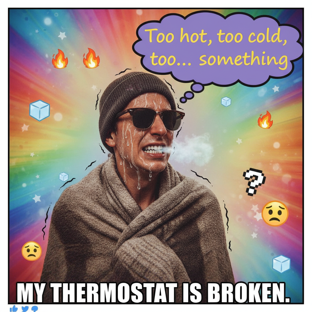 It's 75° in February and I'm still complaining. Peak human condition achieved.