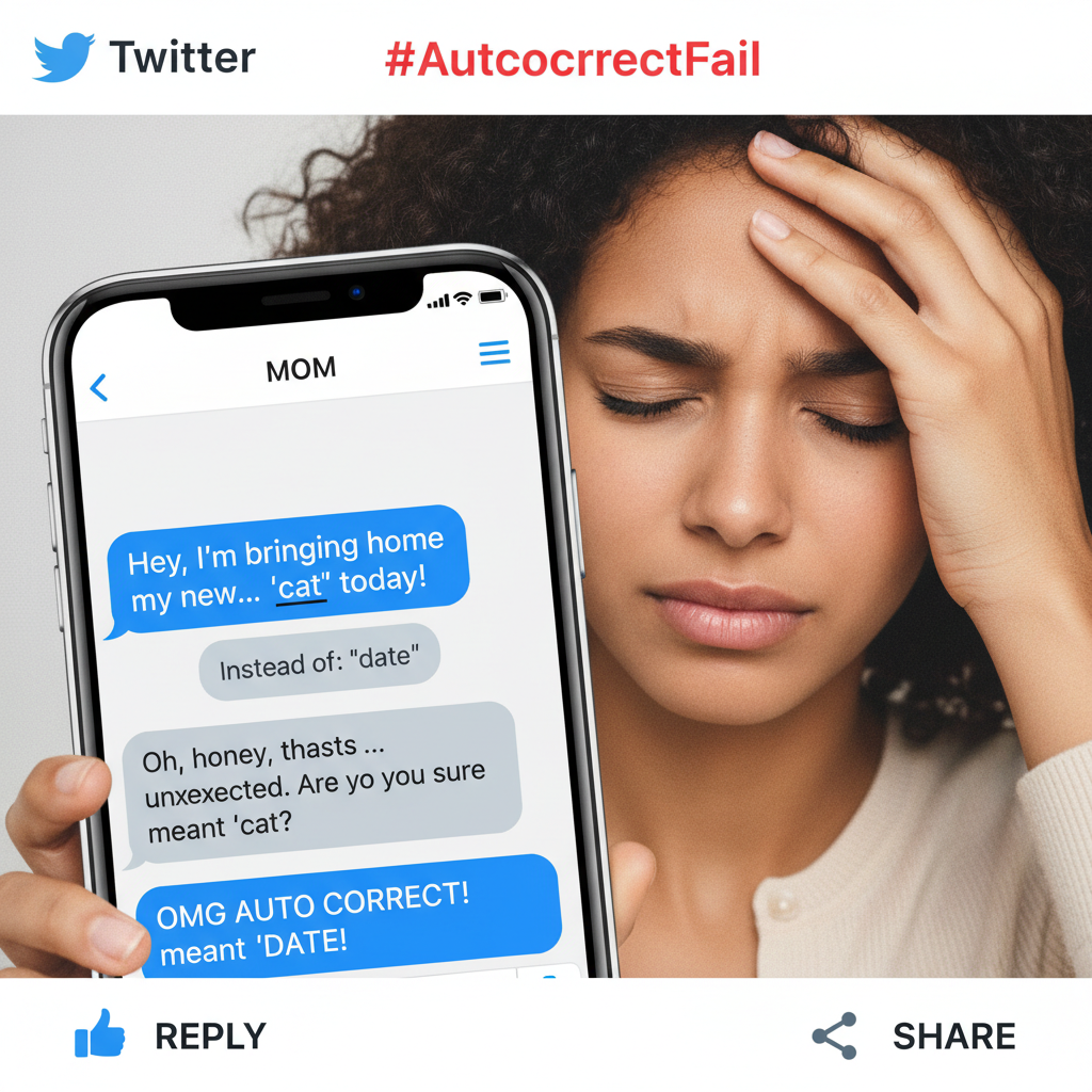 Autocorrect changed 'meeting' to 'meating.' My boss thinks I'm a cannibal now.