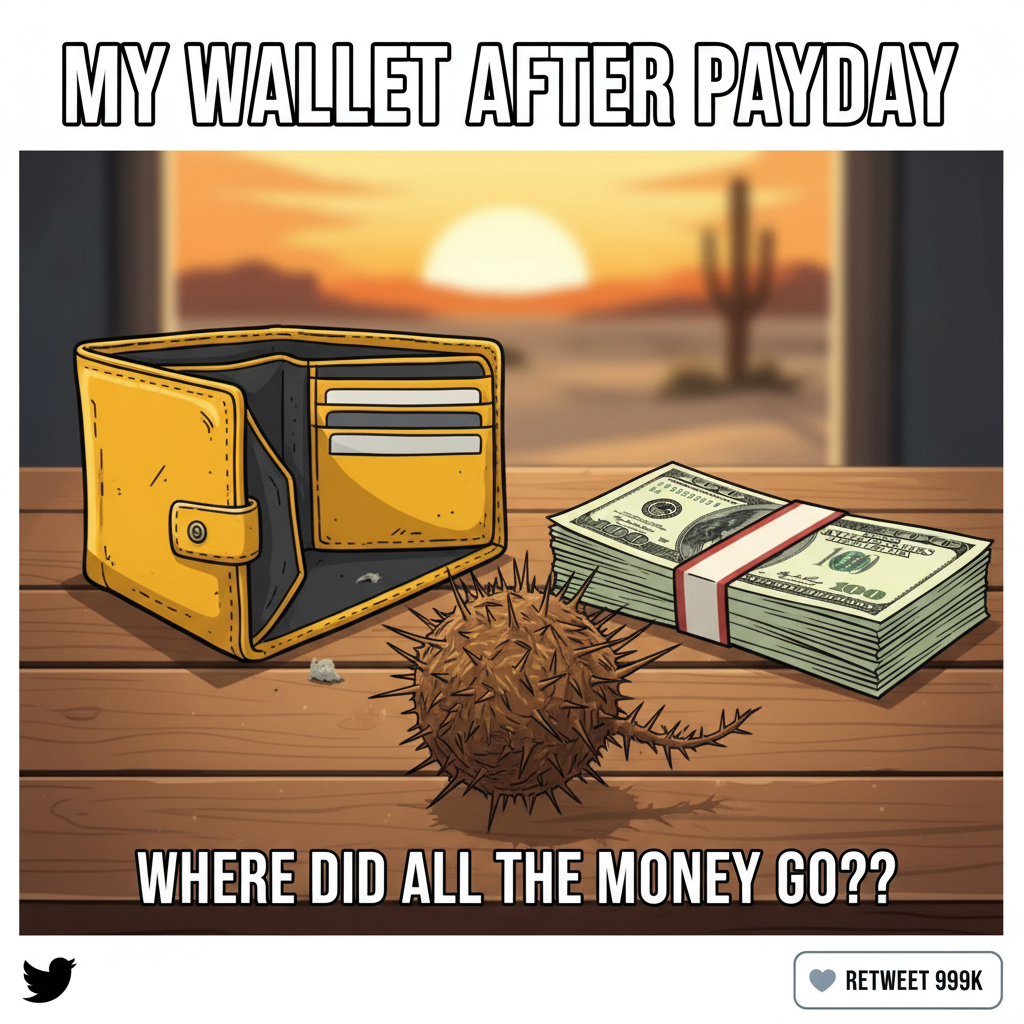 Just paid my bills and now my bank account looks like a ghost town. Adulting is a scam.