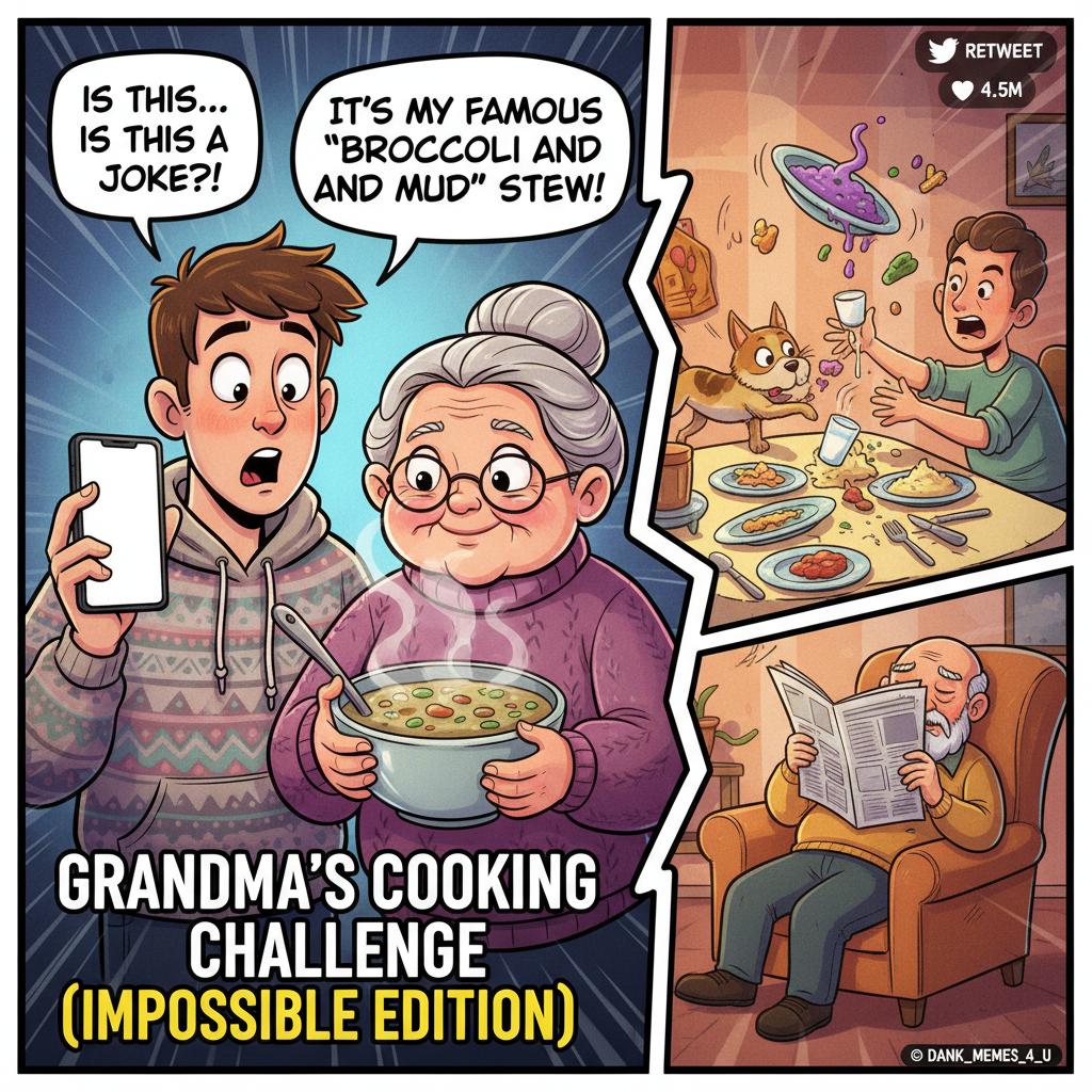 Grandma just asked if my 'internet friends' are coming to Christmas dinner. Send help.