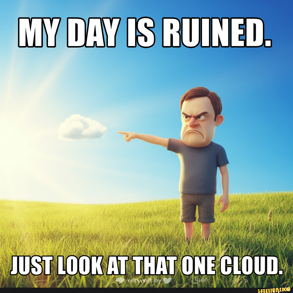 It's 70 degrees and sunny. Someone, somewhere, is still complaining about the weather.