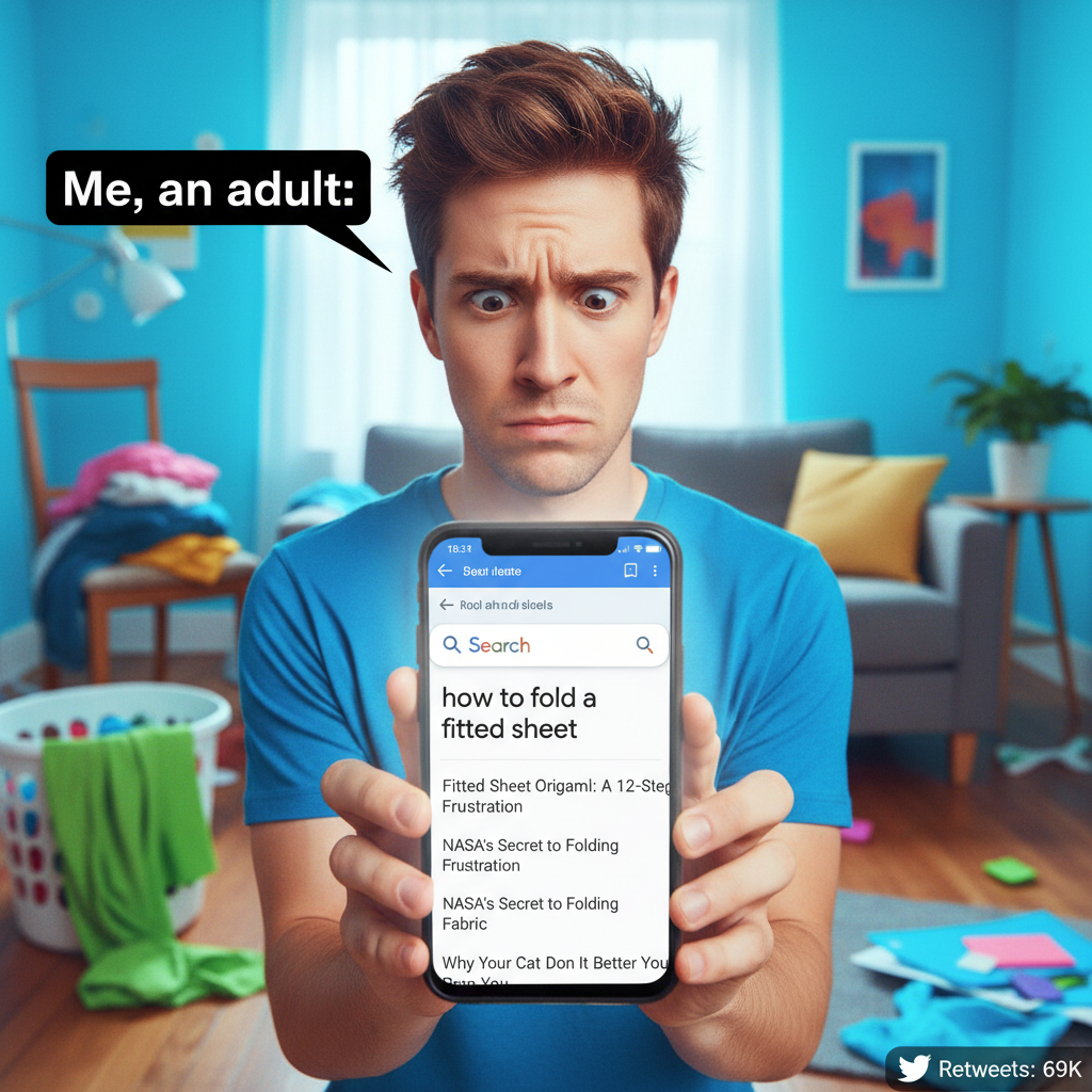 Adulting is just Googling how to do basic things you should already know.